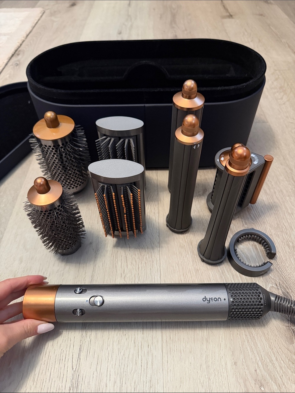 Dyson Multistyle Hair Airwrap Set in Gray and Copper
